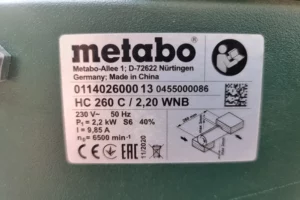 Metabo Abricht-Dickenhobelmaschine HC260 – Bild 3