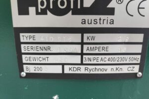 <strong>Gebraucht</strong> Holzprofi Abricht-Dickenhobelmaschine STÖ410V, 2200mm Tischlänge, 410mm Hobelbreite mit 4 Messer – Bild 5
